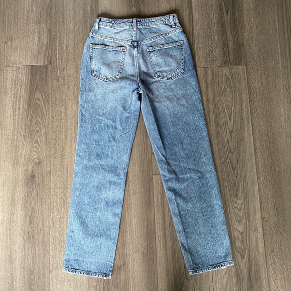 Free People Dakota Ripped Straight Leg Jeans - Picture 10 of 15